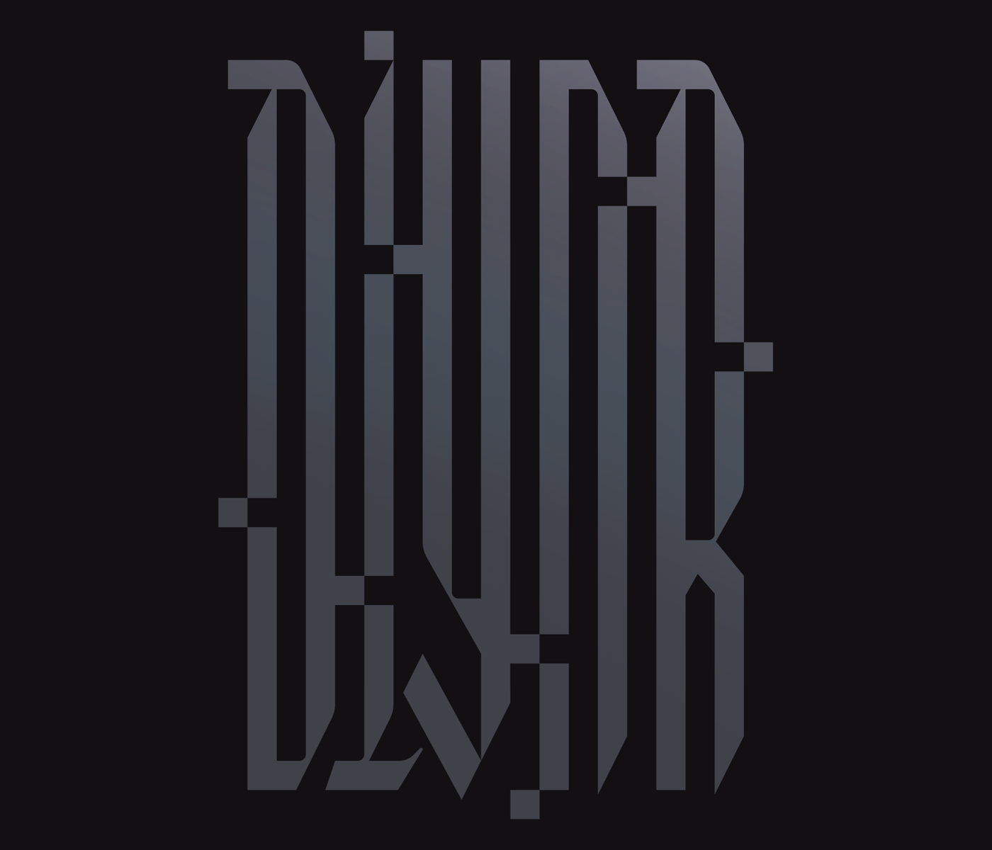 DLYNR digital blackletter